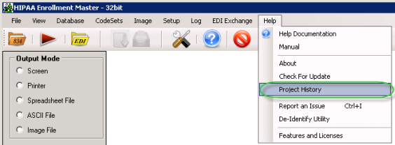 Help_Project History